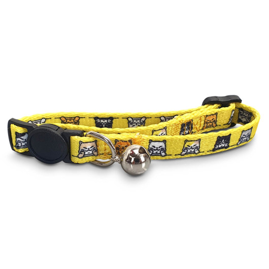 Sublimated Cat Collars Side View